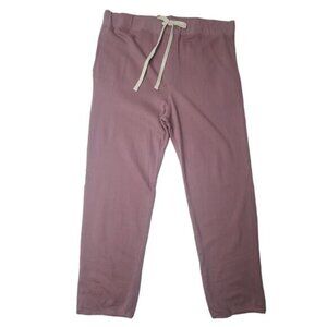 Monrow men's rouge purple vintage slit pocket sweats XXL